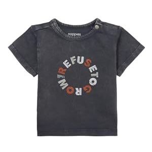 Noppies Baby Tee Minonk T-shirt met korte mouwen voor jongens, Asfalt - P524, 68 cm