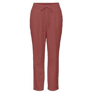 Capri Broek - Effen - Viscose - Tapered - High Waist