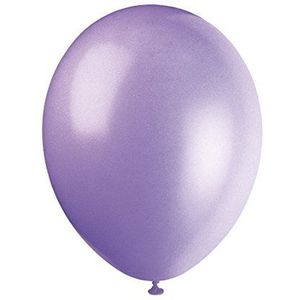 Unique Party Supplies 80007 latex feestballonnen - 30 cm - lavendelkleuren - verpakking van 10
