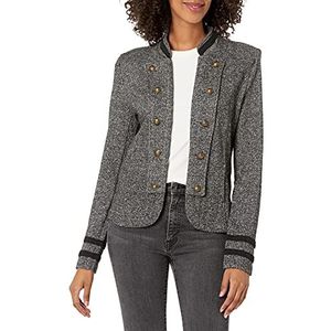 Tommy Hilfiger Casual blazer met open voorkant voor dames, Zwart Multi, XXL
