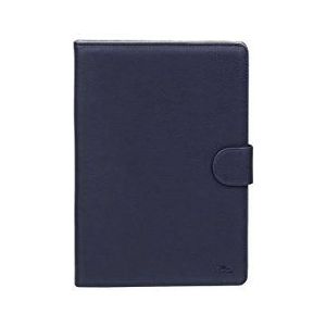 RIVACASE""3012 Aquamarine"" PU lederen tas voor 7 inch tablets, Case Cover met magnetische clip 10.1"" blauw