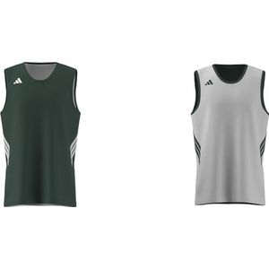 adidas Hombre M EVERYDAY PRO BBALL JERSEY, team dark green/white, XS