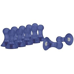Magneet Expert® kleine fruitige gekleurde Skittle magneten - marineblauw (10 pakjes van 12)