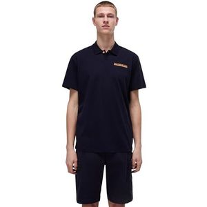 NAPAPIJRI Man Egeas Jersey poloshirt met korte mouwen BLAUWE MARINE S