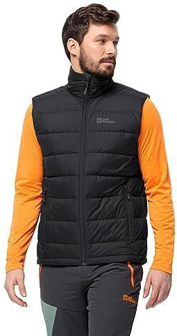 Jack Wolfskin ATHER DOWN VEST M, zwart, 3XL
