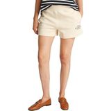 TOMMY HILFIGER Dames REG Hilfiger Sweatshort WW0WW45518, Beige (Calico), XXS