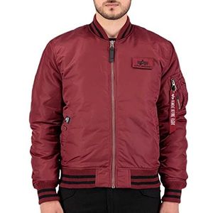 ALPHA INDUSTRIES Alpha College Jacket FN T-Shirt, Bourgondië, XL Uniseks Volwassenen, Bourgondië, XL