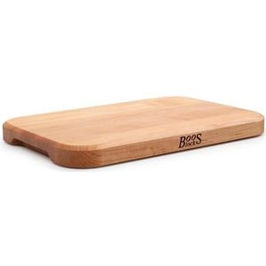 Boos Block Chop-N-Serve - 30,5 x 20 x 2,5 cm - multifunctionele planken - hakblok - esdoorn snijplank hout - serveerplank hout - snijplank antibacterieel - ontbijtplankje - houten lunchplank