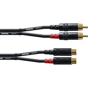 CORDIAL CABLES RCA-audiokabel mannelijk/vrouwelijk 3 m AUDIO Essentials RCA-kabel