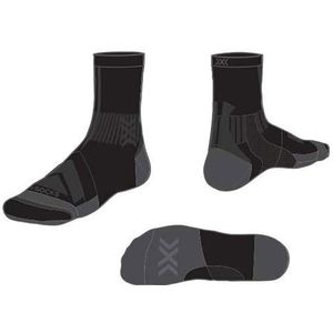 X-Socks Crew Socks, zwart/houtskool, maat 42-44, uniseks, Zwart/Houtskool, 42-44