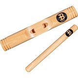 Meinl Percussion CL3HW Wood Claves, Afrikaanse van hardhout (30,5 cm lengte/4,5 cm diameter)