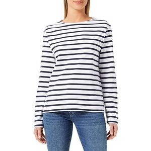 Dockers - Montara - T-shirt - Navy Blazer Stripe - Lange Mouwen