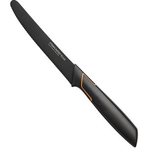 Fiskars Tomatenmes, modern design, gekarteld lemmet, lengte: 25 cm, staal/kunststof, Edge, 1003092