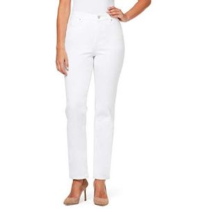 Gloria Vanderbilt Amanda Taper Jeans voor dames, Vintage Wit, 38 NL/Kort