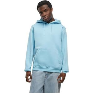 Build Your Brand heavy hoodie xs, Baltic Blue., XS