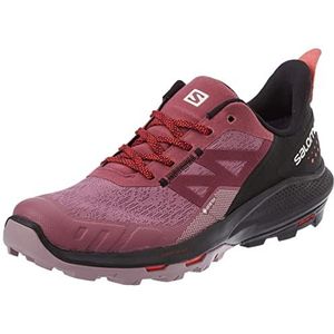 Salomon Outpulse Gore-tex wandelschoenen voor dames Trail Running, Tulpenhout/Zwart/Poppy Rood, 40 EU