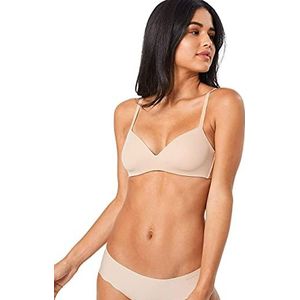 Skiny Dames multifunctionele draadloze padded beha Micro Essentials, beige, 80A