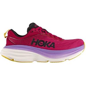 HOKA ONE ONE W Bondi 8, damessneaker, Cherries Jubilee/Pink Yarrow, 40 2/3 EU, Cherries Jubilee Pink Yarrow, 40.5 EU