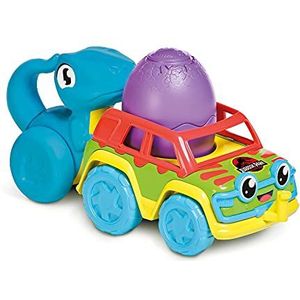 Toomies E73251 Tomy Chase & Roll Raptors, Push-Along, Dinosaur Children, Jurassic World, Educational Colours and Sound, Toy for Baby Boys & Girls 12 Months+, Multicoloured