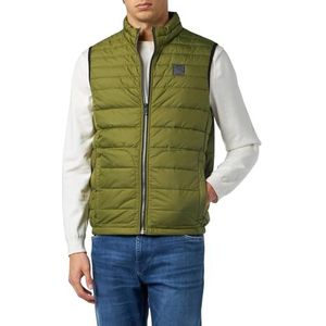 Gilets - Licht Gewatteerd Vest - Nylon - Opstaande Kraag - Elastiek Zijkanten