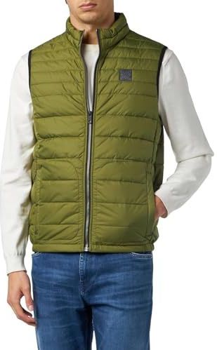 Gilets - Licht Gewatteerd Vest - Nylon - Opstaande Kraag - Elastiek Zijkanten