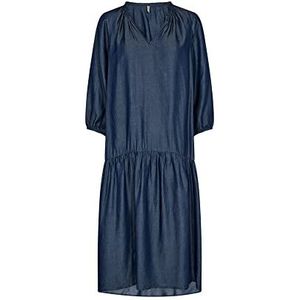 SOYACONCEPT Women's SC-LIV 39 damesjurk Dress, donkerblauw denim, XX-Large, donkerblauw/denim, XXL