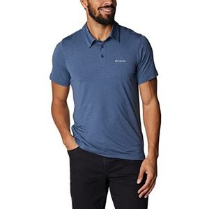 Columbia Men's Tech Trail Polo, Dark Mountain, Small