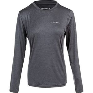 Endurance Dames shirt met lange mouwen Maje Melange met innovatieve Quick Dry-technologie 1001 zwart, 40