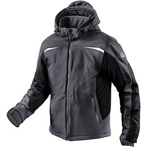 KÜBLER 10417322-9799-XS Softshell werkjas met zijzakken XXL antraciet/zwart