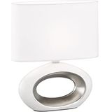 Tafellamp, Candes 1x E14 max. 40,0 watt antiek, zilverkleurig, hoogte 35cm