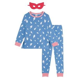 Petit Bateau Pyjama voor kinderen en jongeren, Blauw/veelkleurig., 3 Jaar
