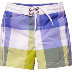 Tommy Hilfiger jongens zwemshort BJ57104437/BRAD CHECK MINI SWIMSHORT