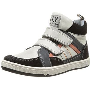 tty Bruxel Sneakers voor jongens, Meerkleurig Multicolore 2 543 Noir Ecru, 36 EU