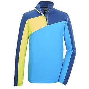 Killtec Heren functioneel shirt met opstaande kraag en ritssluiting KSW 65 MN LS SHRT, hemelsblauw, 3XL, 39728-000