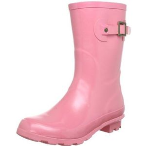 PIECES Abbie Short Rubberboot Fresh Pink Rubberlaarzen voor dames, Pink Fresh Pink, 38 EU