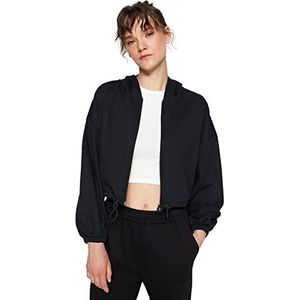 Trendyol Dames THMAW23SW00005/Siyah Sweater Zwart, XS, Zwart, XS