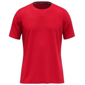 JAKO Uniseks T-shirt effen, rood, S