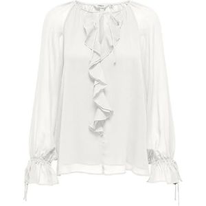 Onlanina Life Ls Frill V-hals Tie Topwvn, cloud dancer, S