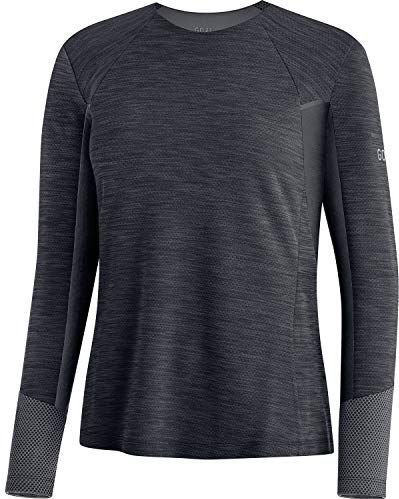 GORE WEAR - Vivid LS Shirt - Zwart - Dames - Slim Fit - Hardloopshirt