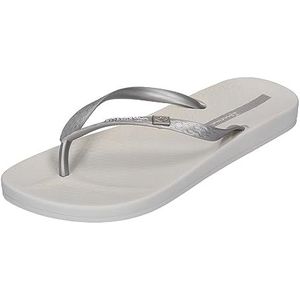 Ipanema Anat Brasilidade Fem Teenslippers voor dames, Wit-zilver., 43 EU Smal