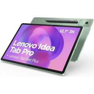 Lenovo - Idea Tab Pro - Tablet - 12,7 inch - 3K Display - Seafoam Green - 8 GB RAM - 256 GB eMMC - Android 14