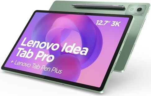 Lenovo - Idea Tab Pro - Tablet - 12,7 inch - 3K Display - Seafoam Green - 8 GB RAM - 256 GB eMMC - Android 14