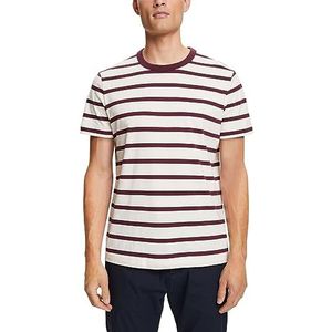 ESPRIT T-shirt voor heren, 517/aubergine 3, XXL