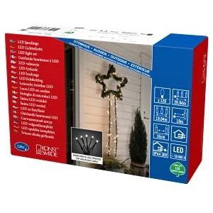 Konstsmide 3812-100 micro-lichtketting voor buiten, EEK: G (A - G) netvoeding aantal lampen 120 l