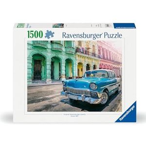 Ravensburger Puzzle 12000722 - Cars Cuba - 1500 Teile Puzzle für Erwachsene und Kinder ab 14 Jahren