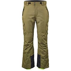 Killtec Heren Combloux MN PNTS functionele broek met randbescherming en sneeuwvanger, kaki, S