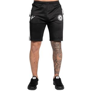 Gorillas Wear Stratford Track Pants, zwart, bodybuilding, sport, dagelijks gebruik, vrije tijd, met logo-opdruk, licht en comfortabel voor optimale beweging, van polyester en spandex, zwart, M