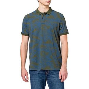 camel active Heren 4094685P3835 polo, leaf green, S