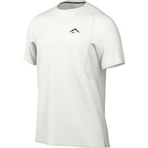 Nike Solar Chase Dri-Fit ADV Korte Mouwen Running Top Voor Heren, Summit White/Black, HJ3580-121, 2XL