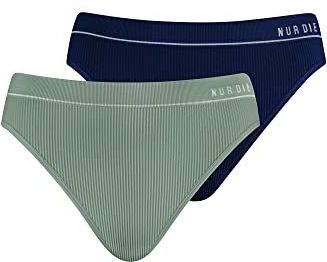 Nur Die Slip 'Retro'  marine / grijs gemêleerd / wit